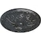 Ekena Millwork Granada Ceiling Medallion (Fits Canopies up to 4 1/4"), Hand-Painted Pewter, 15 3/4"OD x 5/8"P CM16GAPES - alternate 2